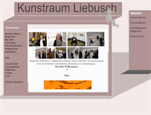 Tablet Screenshot of kunstraum-liebusch.de
